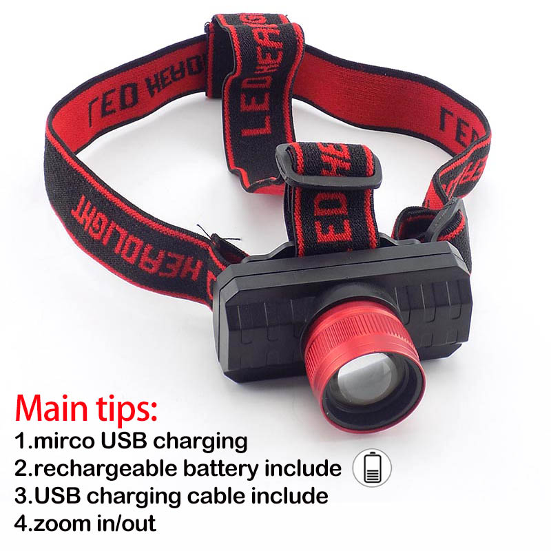 Rechargeable Head Torch LED Headlamp Rechargeable Head Torch LED Headlamp