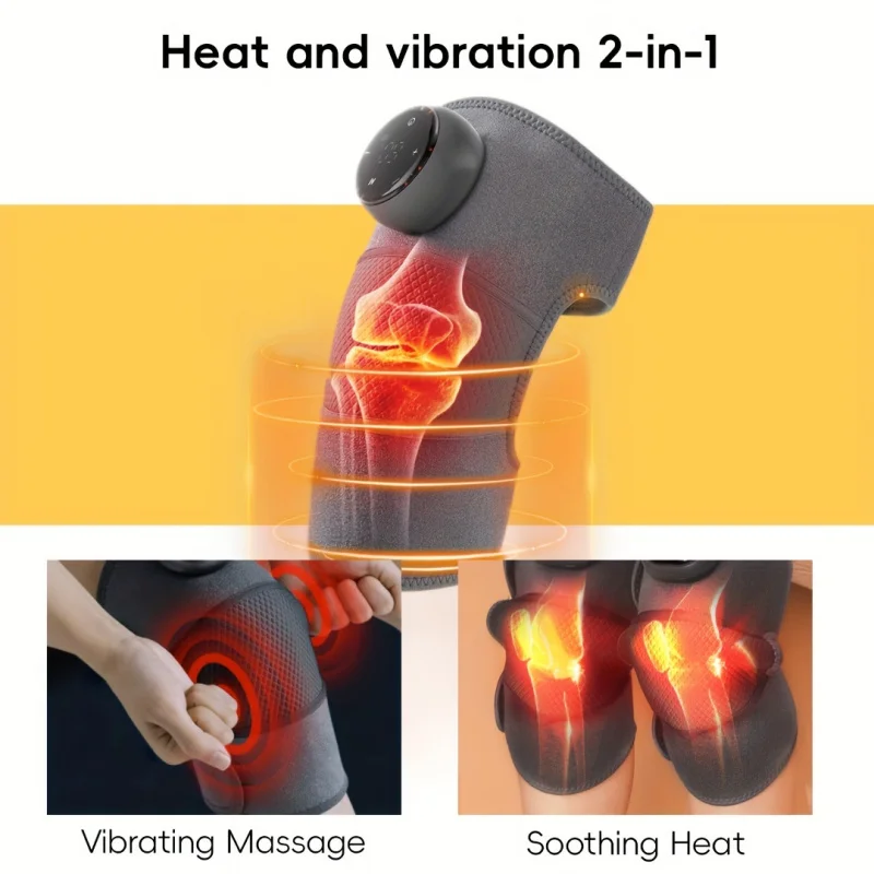Rechargeable Heated Knee Massager Relieves Shoulder Vibration and Relieves Elbow Pain with Customized Heating Settings