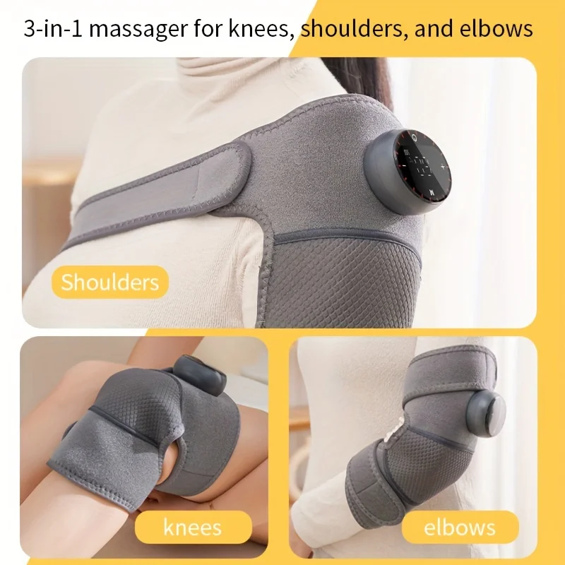 Rechargeable Heated Knee Massager Relieves Shoulder Vibration and Relieves Elbow Pain with Customized Heating Settings