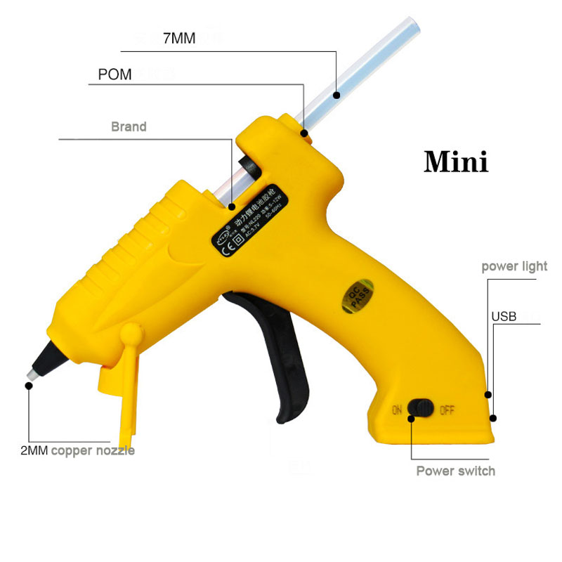 Rechargeable Hot Glue Gun Wireless Tool Rechargeable Hot Glue Gun Wireless Tool