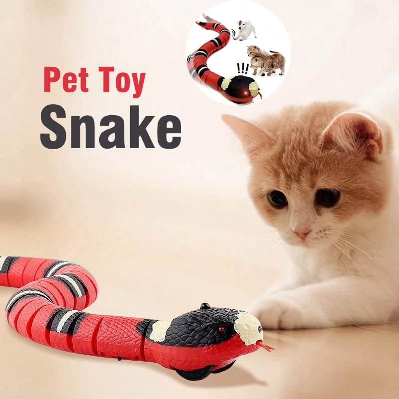 Rechargeable Interactive Moving Snake Cat Toy