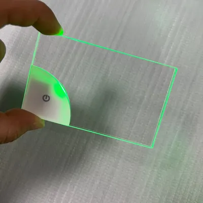 Rechargeable Led Blank Acrylic Glowing Business Card Light Transparent Name Tag Board Battery Power DIY Gift For Rechargeable Led Blank Acrylic Glowing Business Card Light Transparent Name Tag Board Battery Power DIY Gift For