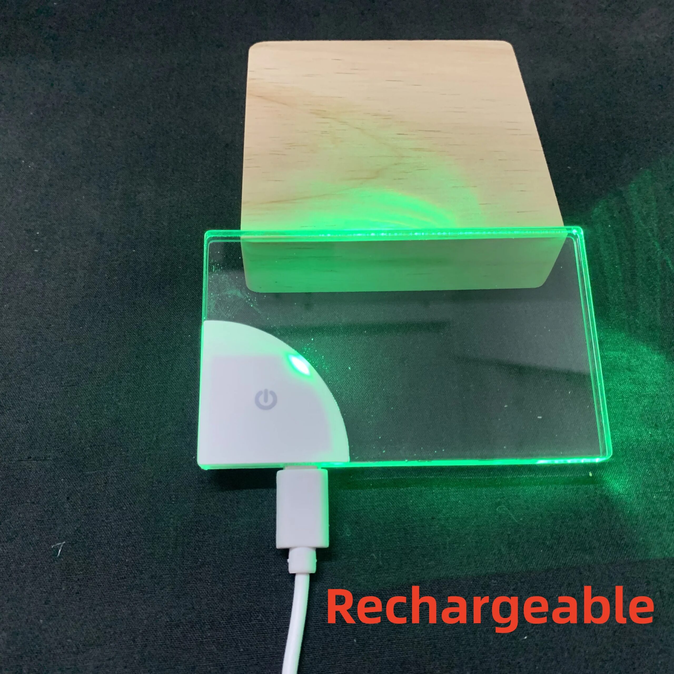 Rechargeable Led Blank Acrylic Glowing Business Card Light Transparent Name Tag Board Battery Power DIY Gift For Rechargeable Led Blank Acrylic Glowing Business Card Light Transparent Name Tag Board Battery Power DIY Gift For