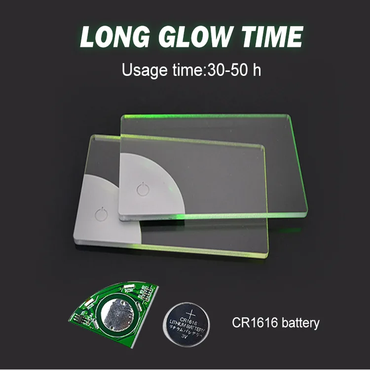 Rechargeable Led Blank Acrylic Glowing Business Card Light Transparent Name Tag Board Battery Power DIY Gift For Rechargeable Led Blank Acrylic Glowing Business Card Light Transparent Name Tag Board Battery Power DIY Gift For
