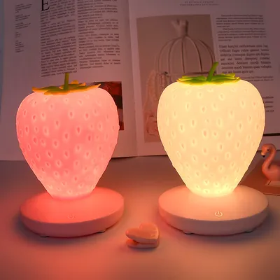 Rechargeable LED Strawberry Night Light Rechargeable LED Strawberry Night Light