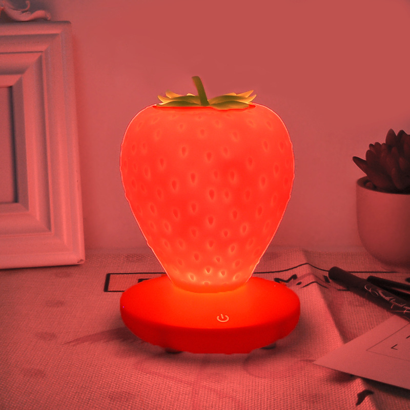 Rechargeable LED Strawberry Night Light Rechargeable LED Strawberry Night Light