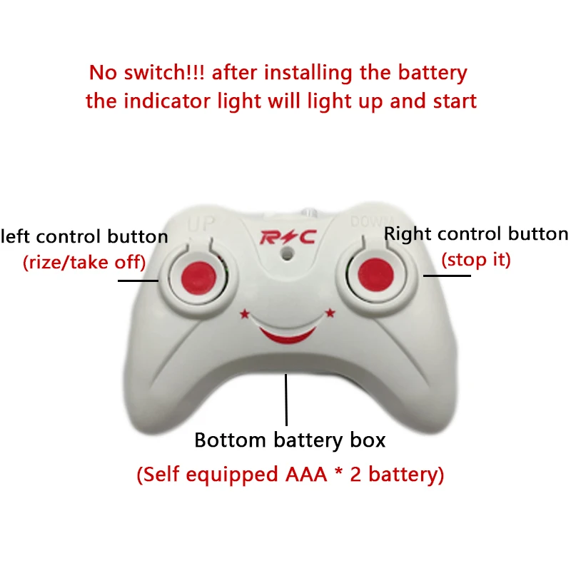 Rechargeable Mini RC Drone Remote Safe Fall-resistant RC Helicopters Drone Children Toys