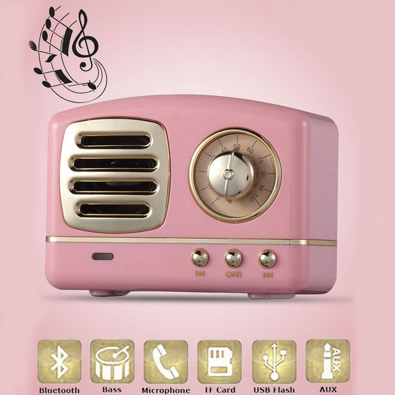 Rechargeable Mini Retro Radio Bluetooth Speaker Device Rechargeable Mini Retro Radio Bluetooth Speaker Device