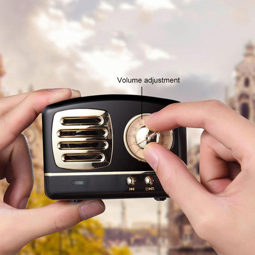 Rechargeable Mini Retro Radio Bluetooth Speaker Device Rechargeable Mini Retro Radio Bluetooth Speaker Device