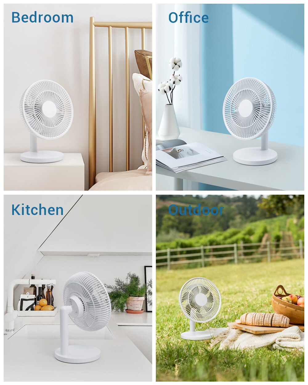 Rechargeable Mini Table Fan