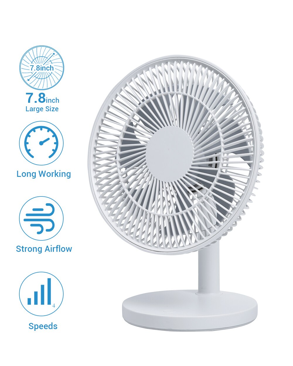 Rechargeable Mini Table Fan