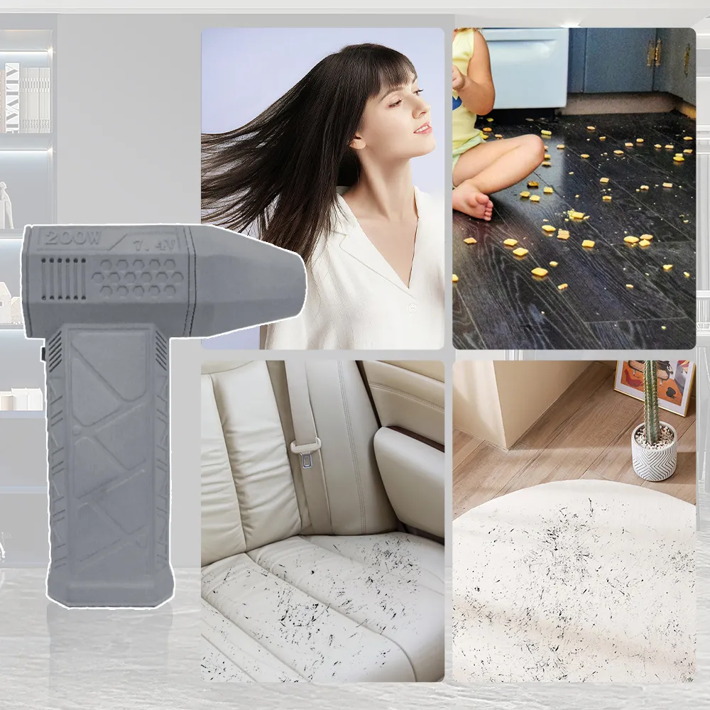 Rechargeable Mini Turbo Jet Fan Turbo Violent Fan 110,000 RPM Powerful Blower with High Speed Duct Fan
