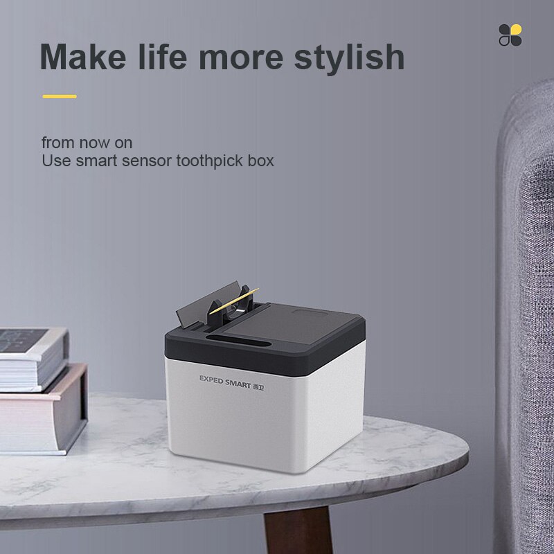 Rechargeable Motion Sensor Automatic Toothpick Holder Rechargeable Motion Sensor Automatic Toothpick Holder