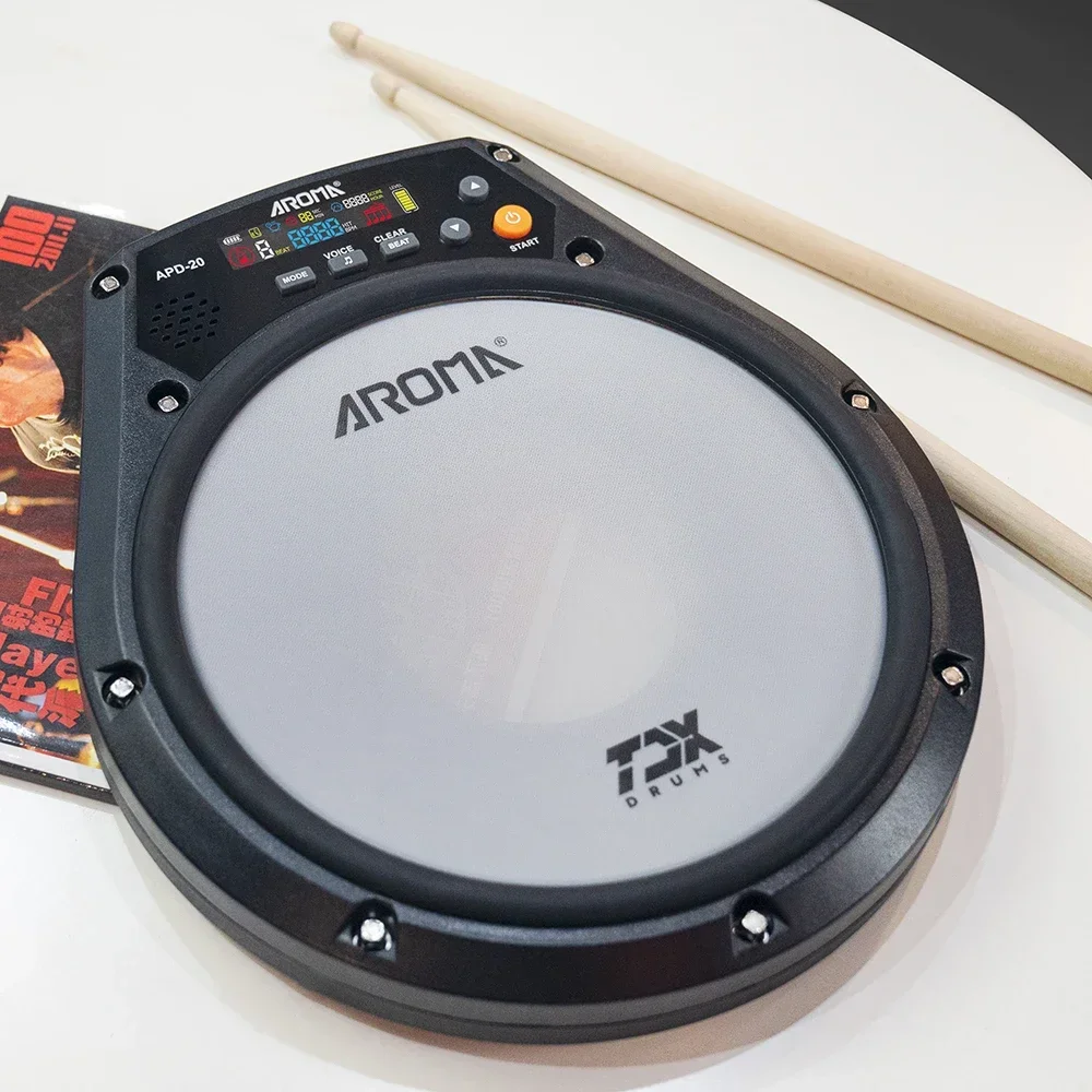 Rechargeable Multifunction Electronic Dumb Drum Pad Adjustable Drum Mesh Surface Vocal Metronome Practice Drum Pads Rechargeable Multifunction Electronic Dumb Drum Pad Adjustable Drum Mesh Surface Vocal Metronome Practice Drum Pads