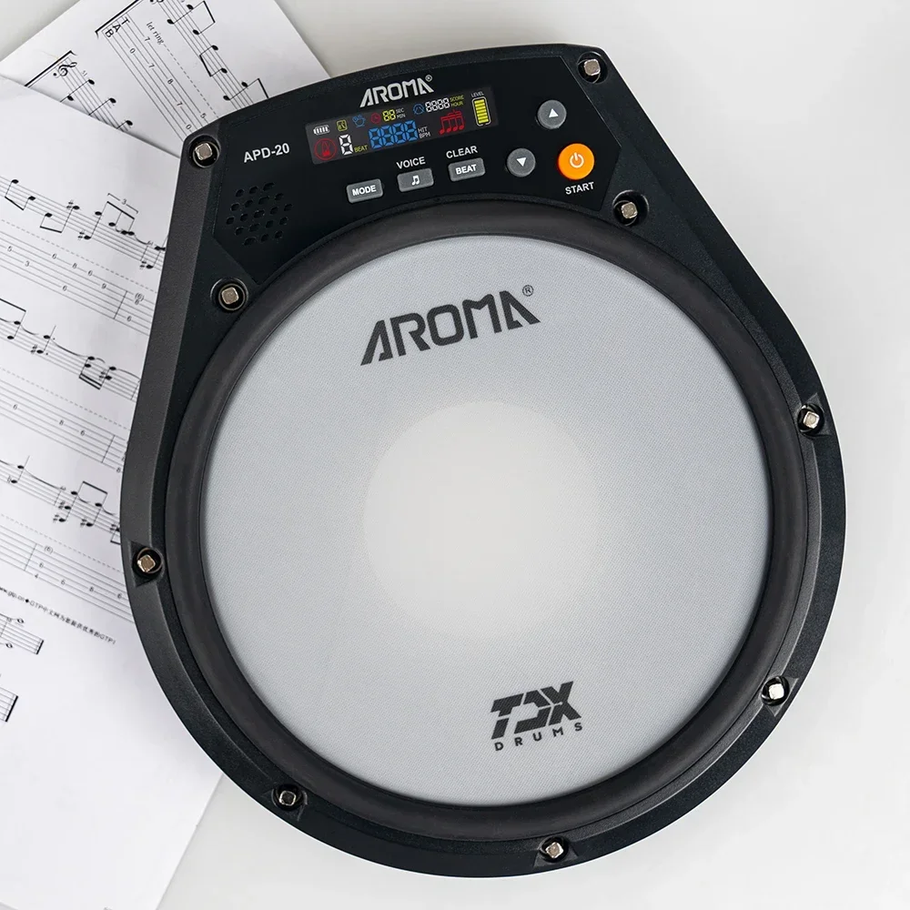 Rechargeable Multifunction Electronic Dumb Drum Pad Adjustable Drum Mesh Surface Vocal Metronome Practice Drum Pads Rechargeable Multifunction Electronic Dumb Drum Pad Adjustable Drum Mesh Surface Vocal Metronome Practice Drum Pads