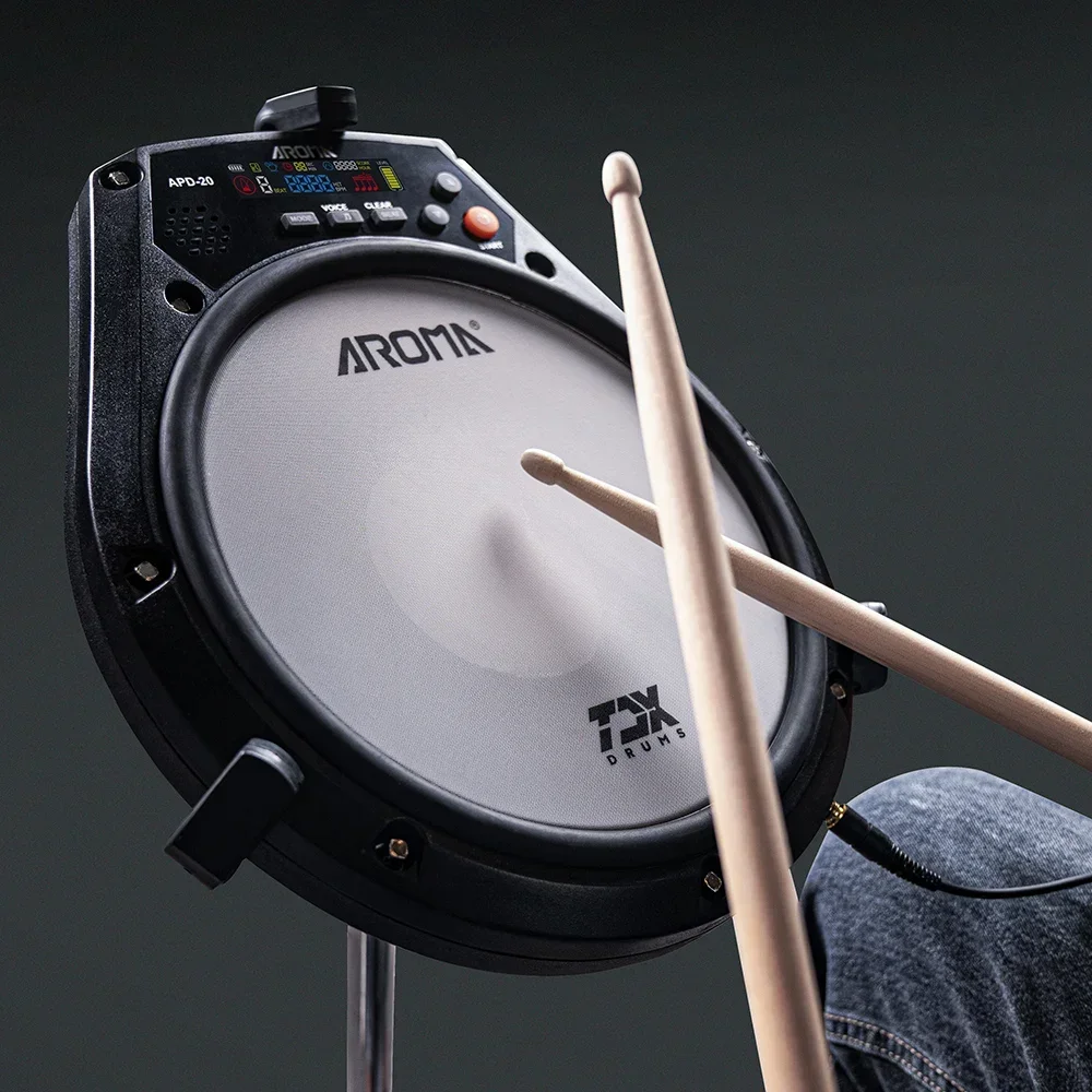 Rechargeable Multifunction Electronic Dumb Drum Pad Adjustable Drum Mesh Surface Vocal Metronome Practice Drum Pads Rechargeable Multifunction Electronic Dumb Drum Pad Adjustable Drum Mesh Surface Vocal Metronome Practice Drum Pads