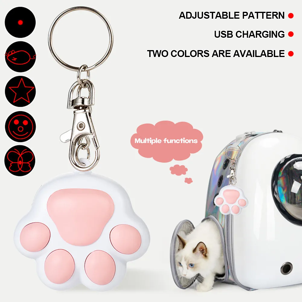 Rechargeable Multifunctional Laser Toy for Cats