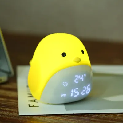 Rechargeable Night Light with Clock Rechargeable Night Light with Clock