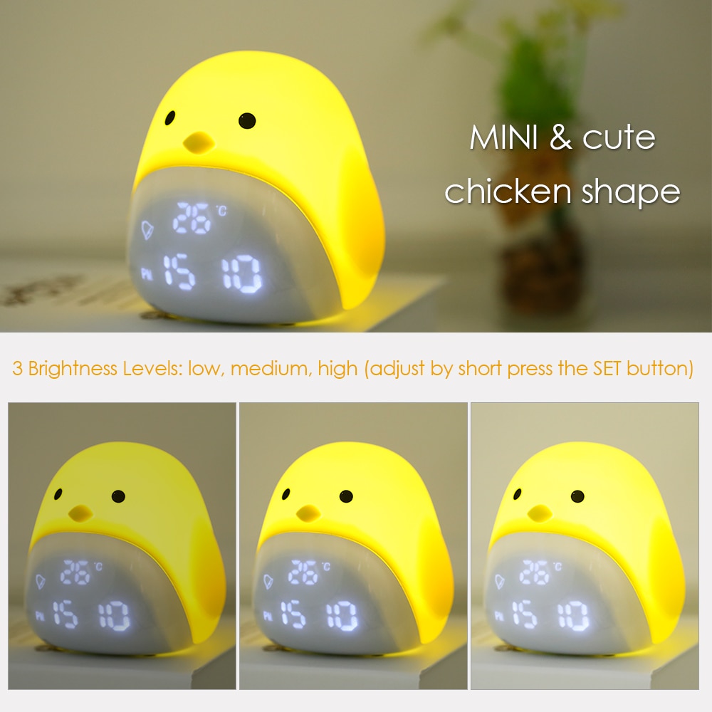 Rechargeable Night Light with Clock Rechargeable Night Light with Clock