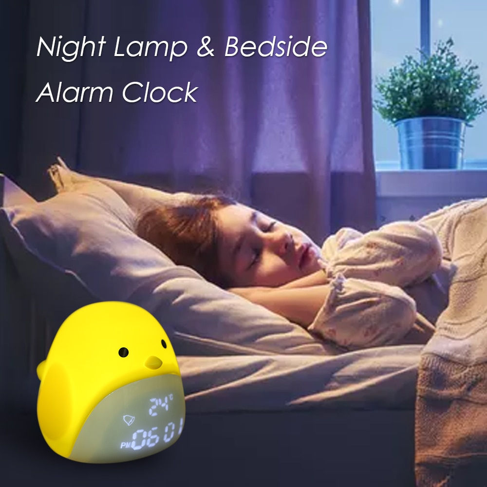 Rechargeable Night Light with Clock Rechargeable Night Light with Clock