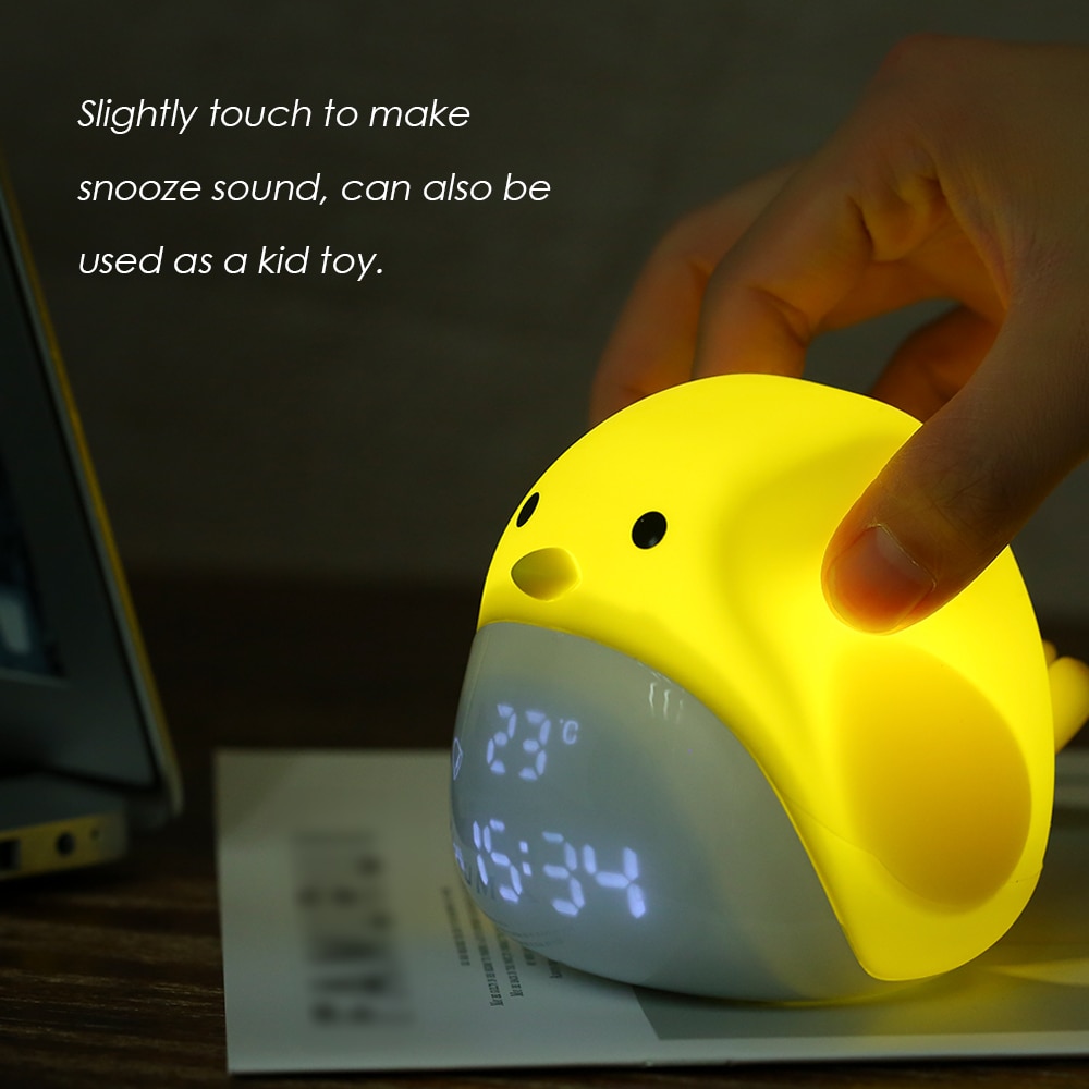 Rechargeable Night Light with Clock Rechargeable Night Light with Clock