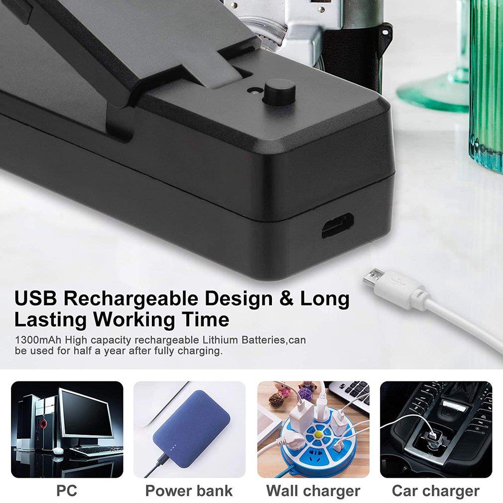 Rechargeable Plastic Bag Portable Heat Sealer