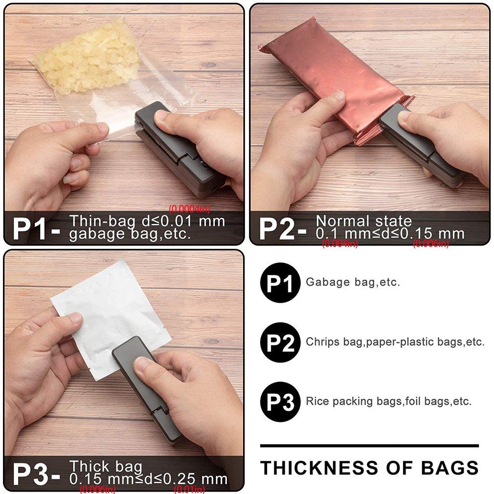 Rechargeable Plastic Bag Portable Heat Sealer
