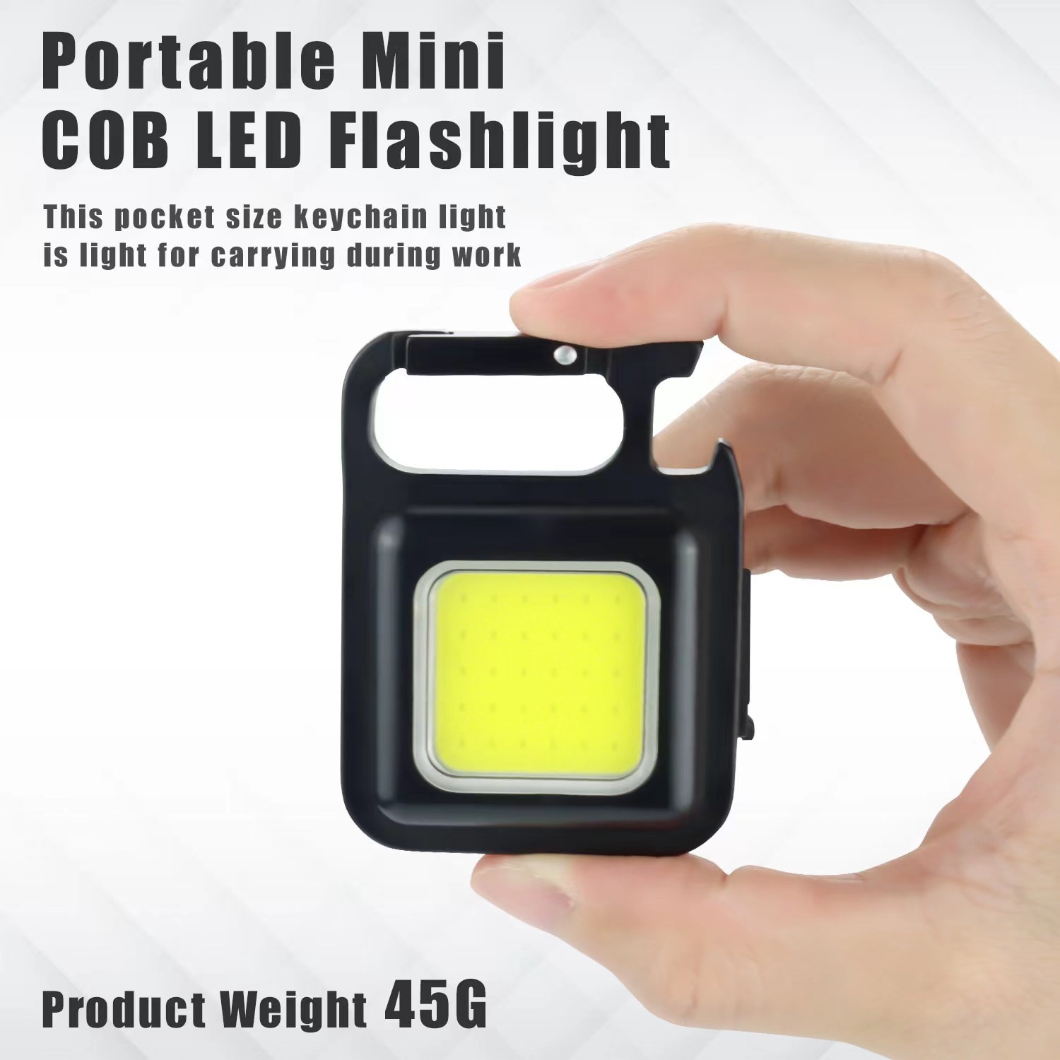Rechargeable Portable LED Keychain Work Light