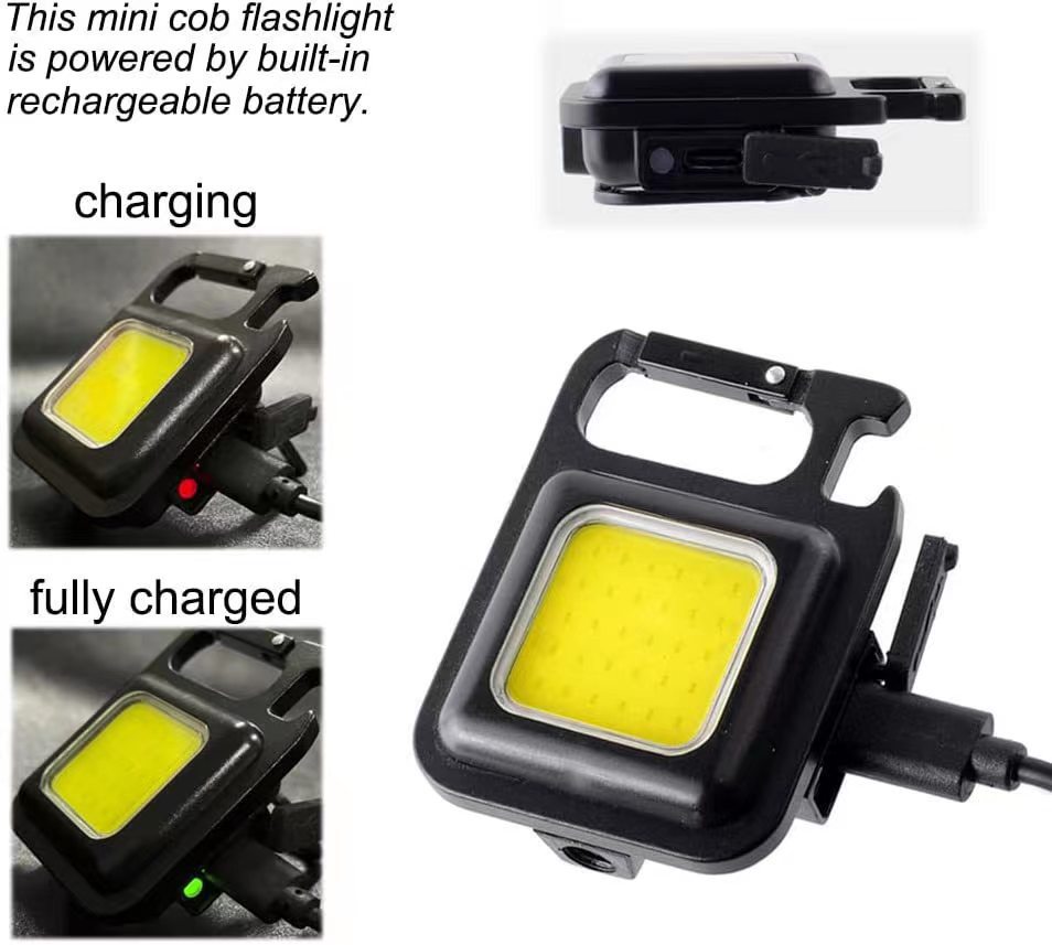 Rechargeable Portable LED Keychain Work Light