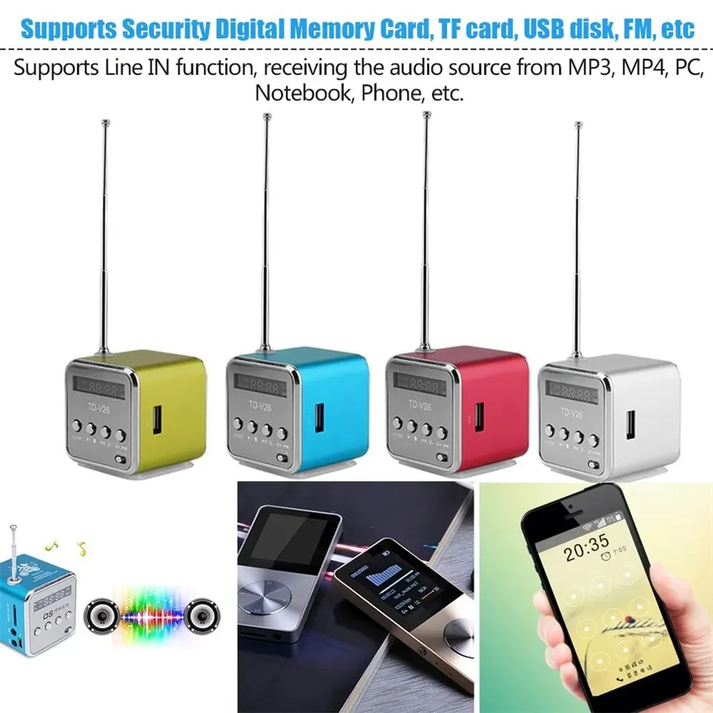 Rechargeable Portable Radio FM Portable Mini Radio with Bluetooth Rechargeable Portable Radio FM Portable Mini Radio with Bluetooth