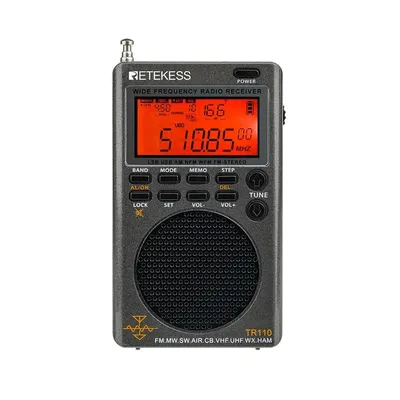 Rechargeable Portable SSB Shortwave Radio Rechargeable with Bluetooth Connectivity for Phone or Tablet FM MW SW LSB AIR Rechargeable Portable SSB Shortwave Radio Rechargeable with Bluetooth Connectivity for Phone or Tablet FM MW SW LSB AIR