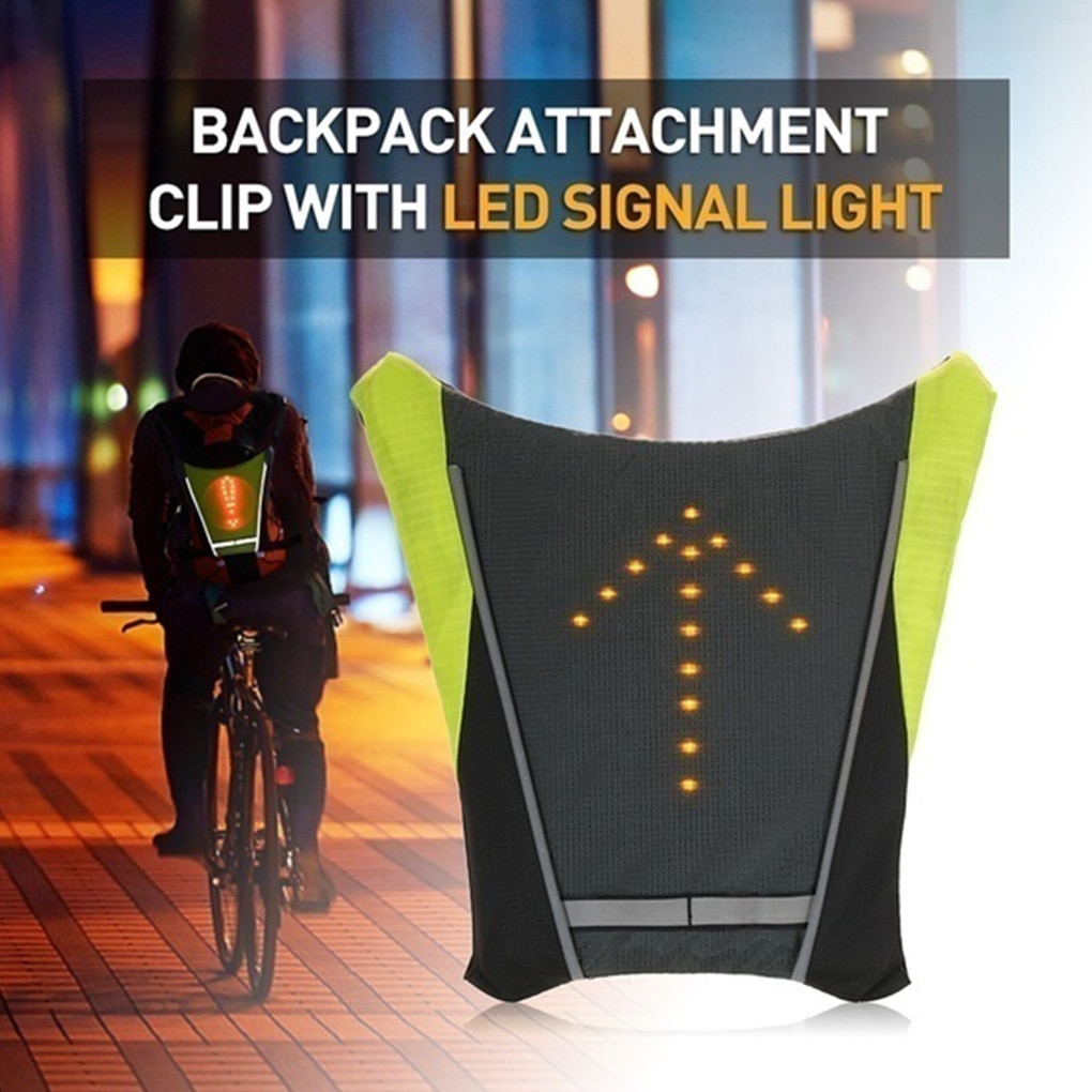 Rechargeable Remote Control Reflective Bike Vest with Signal Rechargeable Remote Control Reflective Bike Vest with Signal