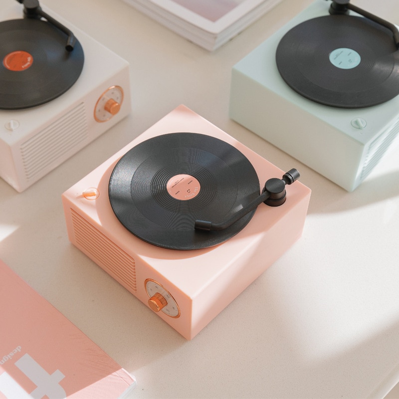 Rechargeable Retro Vinyl Bluetooth Speaker Rechargeable Retro Vinyl Bluetooth Speaker
