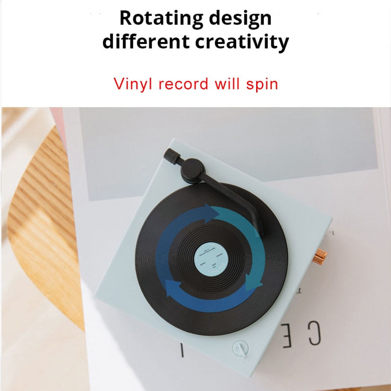 Rechargeable Retro Vinyl Bluetooth Speaker Rechargeable Retro Vinyl Bluetooth Speaker