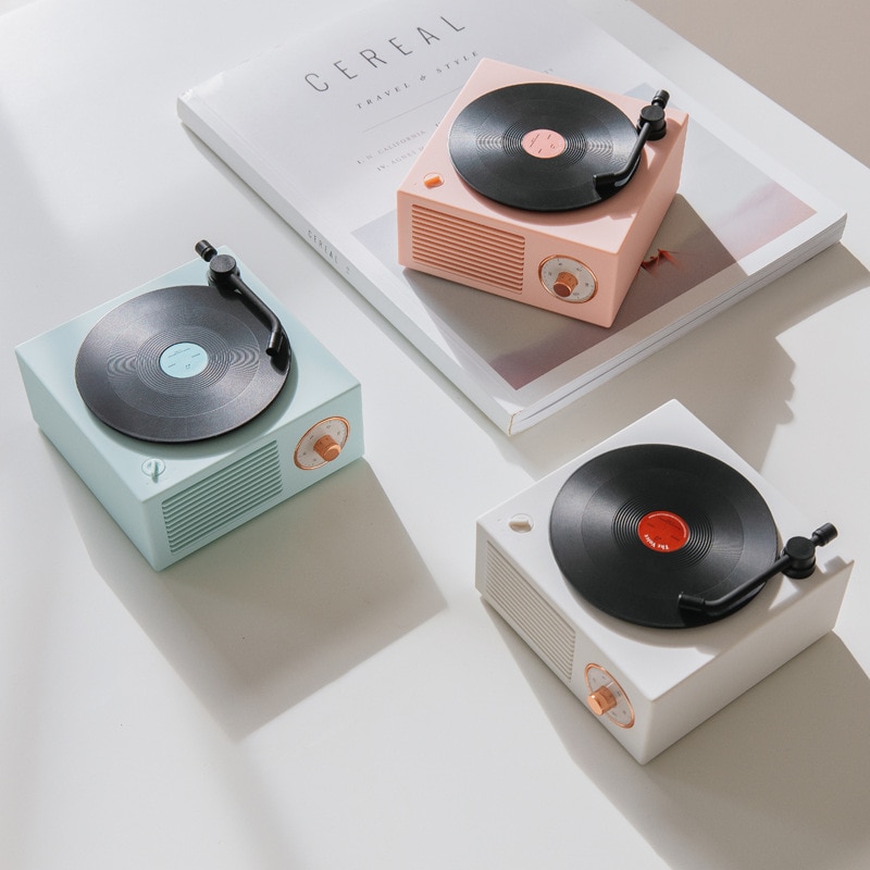 Rechargeable Retro Vinyl Bluetooth Speaker Rechargeable Retro Vinyl Bluetooth Speaker