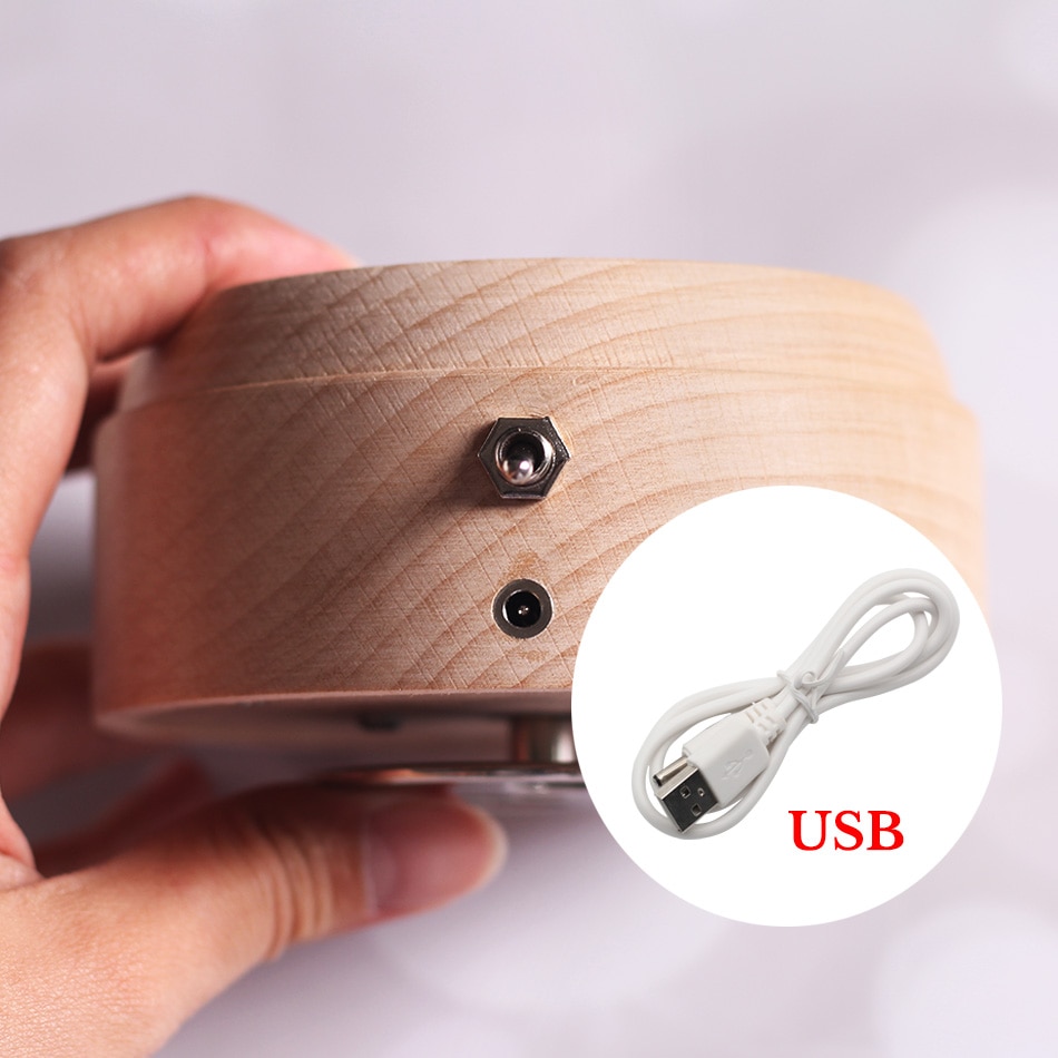 Rechargeable Rotating Light Up Crystal Ball Music Box Rechargeable Rotating Light Up Crystal Ball Music Box