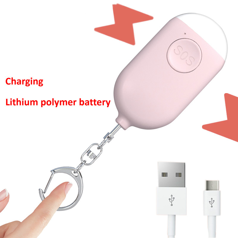 Rechargeable Safety Alarm Keychain Rechargeable Safety Alarm Keychain