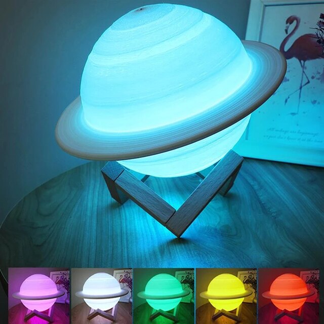 Rechargeable Saturn Lamp Night Light