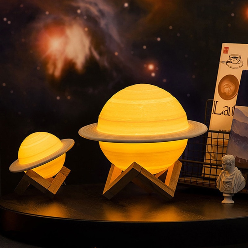 Rechargeable Saturn Lamp Night Light