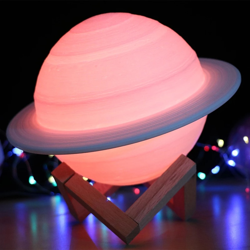 Rechargeable Saturn Lamp Night Light