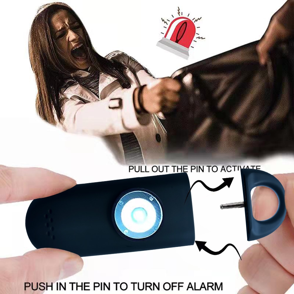 Rechargeable Self Defense Personal Alarm Keychain