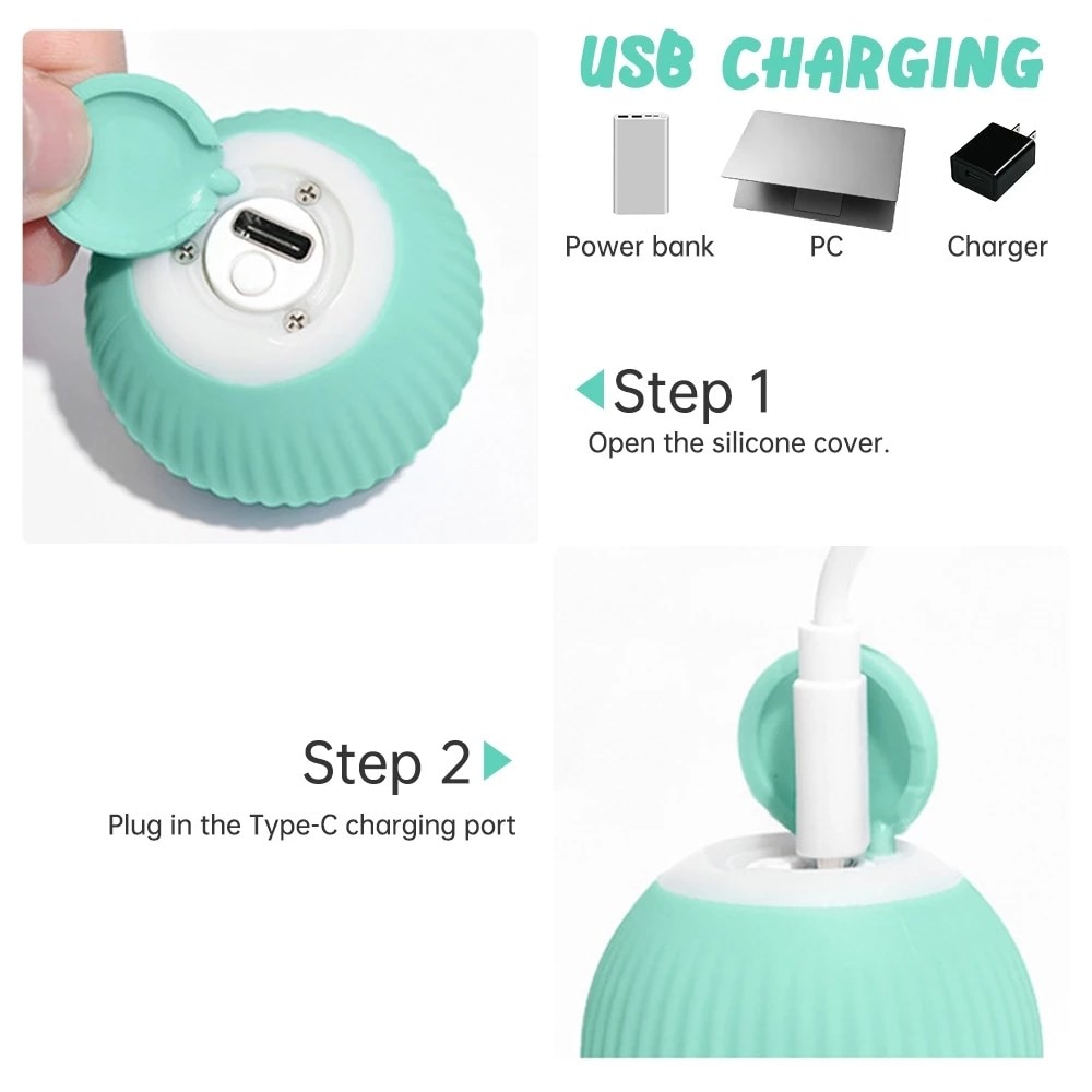 Rechargeable Self Moving Electronic Dog Ball