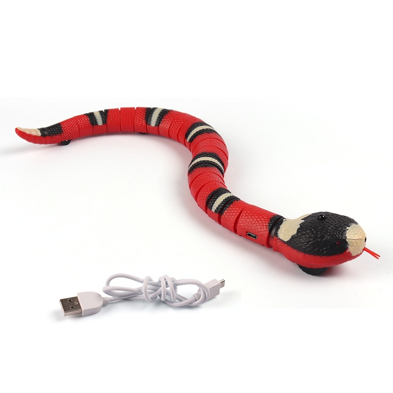 Rechargeable Snake Cat Toy with Sensor Rechargeable Snake Cat Toy with Sensor