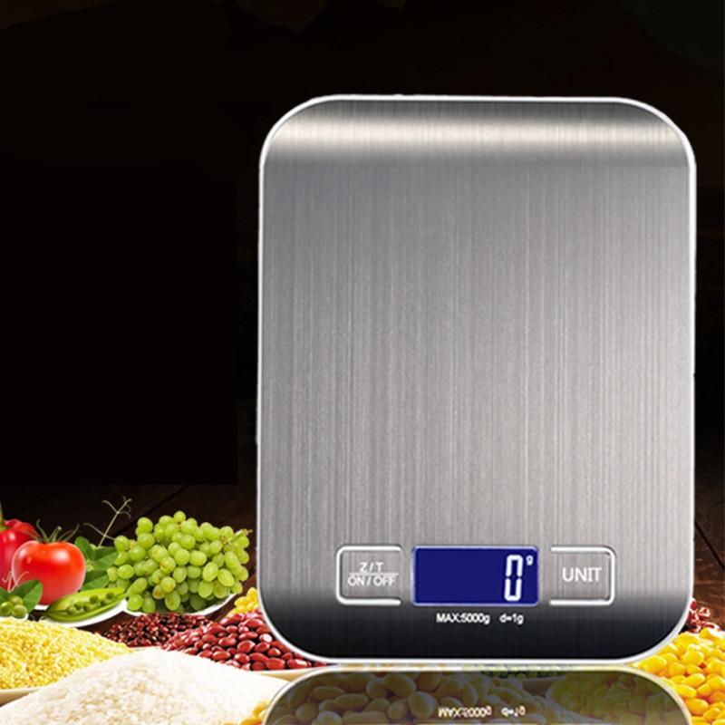 Rechargeable Stainless Steel Electronic Scales Kitchen Home Food Weighing Baking Rechargeable Stainless Steel Electronic Scales Kitchen Home Food Weighing Baking