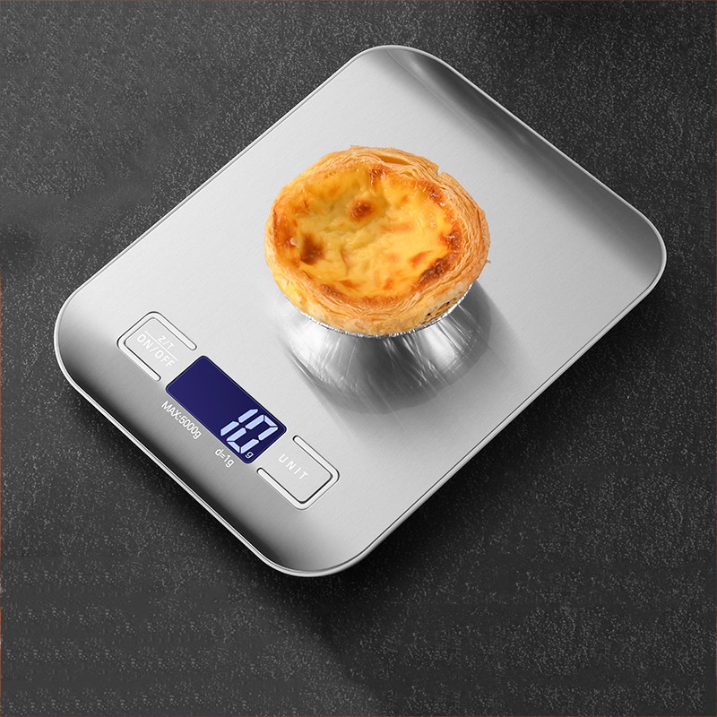 Rechargeable Stainless Steel Electronic Scales Kitchen Home Food Weighing Baking Rechargeable Stainless Steel Electronic Scales Kitchen Home Food Weighing Baking