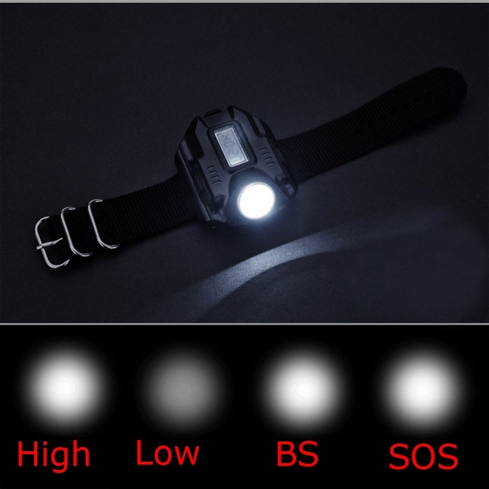 Rechargeable Torch Watch with Compass Rechargeable Torch Watch with Compass
