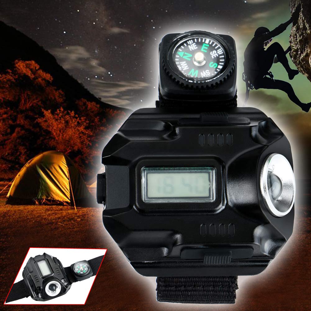 Rechargeable Torch Watch with Compass Rechargeable Torch Watch with Compass