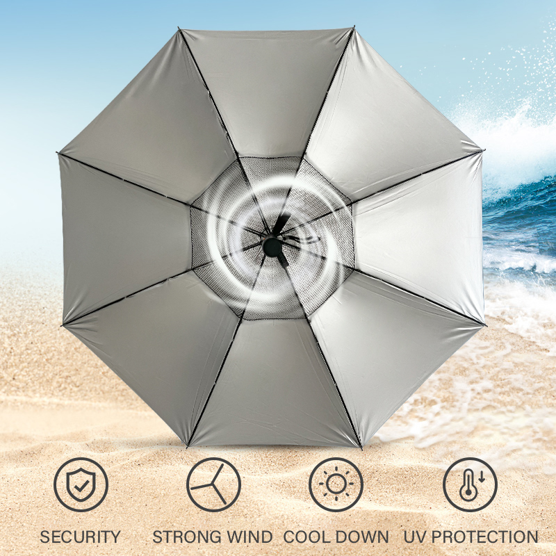 Rechargeable Umbrella With Fan Creative Summer Golf Fishing Umbrella Sunny Rainy UV Proof Umbrella Rechargeable Umbrella With Fan Creative Summer Golf Fishing Umbrella Sunny Rainy UV Proof Umbrella