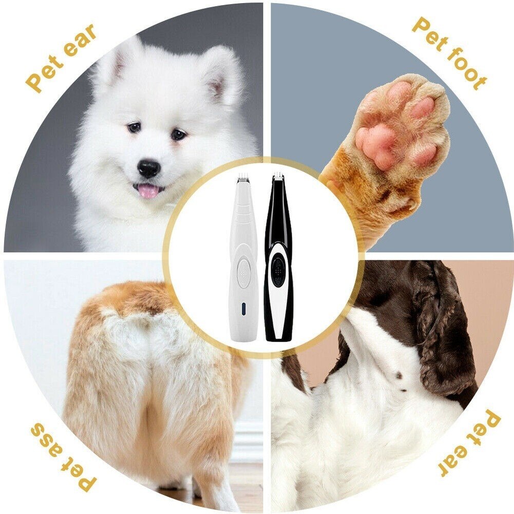 Rechargeable USB Dog Paw Hair Trimmer