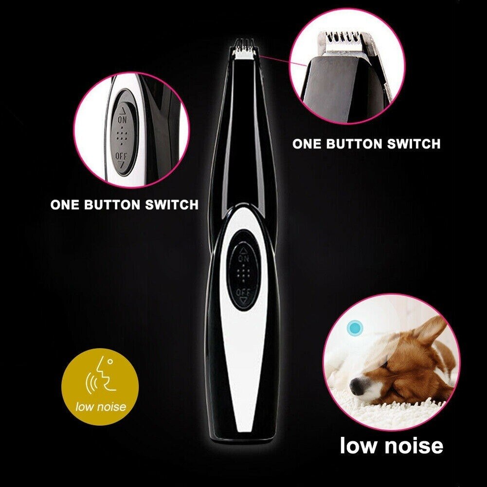 Rechargeable USB Dog Paw Hair Trimmer